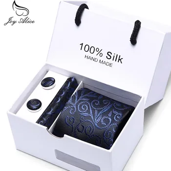 Joy Alice Gift Box Packing for Men Formal Business Tie For Men Tie Set Handkerchief Cufflinks Polyester printing 7.5cm
Joy Alice Gift Box Packing for Men Formal Business Tie For Men Tie Set Handkerchief Cufflinks Polyester printing 7.5cm