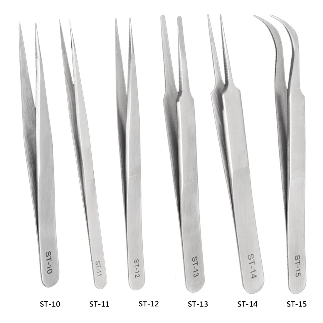 Top Sale 1pc Stainless Steel Anti-static Straight Curve Eyebrow and False Eyelash Tweezers Lash Pliers Six Styles Makeup Tools
Top Sale 1pc Stainless Steel Anti-static Straight Curve Eyebrow and False Eyelash Tweezers Lash Pliers Six Styles Makeup Tools