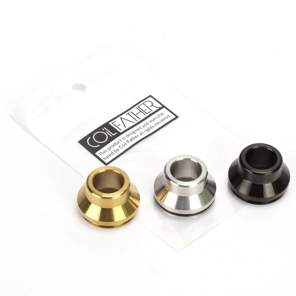 Coil Father Large Drip Tips Metal 24mm Wide Diameter Drip Tip for RBA RDA RDTA Electronic Cigarette Atomizer
Coil Father Large Drip Tips Metal 24mm Wide Diameter Drip Tip for RBA RDA RDTA Electronic Cigarette Atomizer