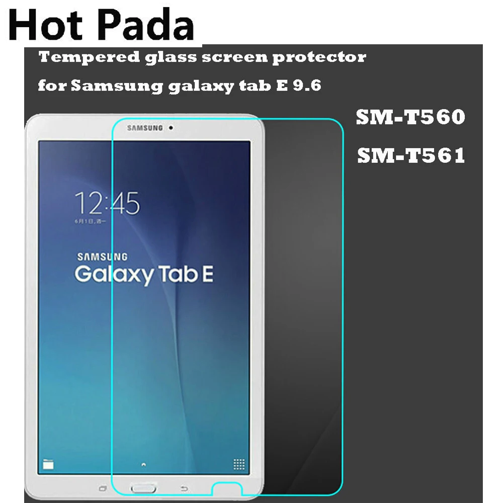 Hot Pada 3PCS glass screen protector for samsung galaxy tab E 9.6 SM-T560 T561 anti-explosion protective tablet film
Hot Pada 3PCS glass screen protector for samsung galaxy tab E 9.6 SM-T560 T561 anti-explosion protective tablet film