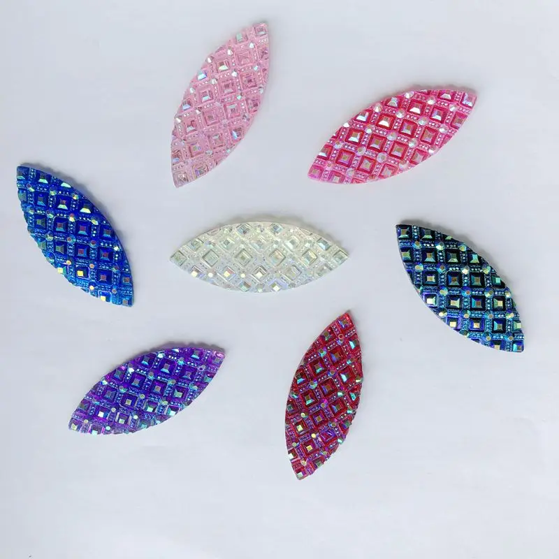 6pcs 20*50mm Crystal AB Sew On Rhinestones Flat Back Resin Gems Sewing Big Crystal Applique Horse Eye Strass for Crafts -A51
6pcs 20*50mm Crystal AB Sew On Rhinestones Flat Back Resin Gems Sewing Big Crystal Applique Horse Eye Strass for Crafts -A51