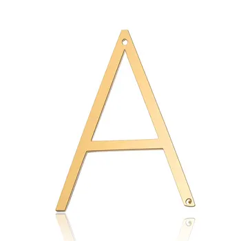 5pcs/lot Stainless Steel High Polish Gold Color Alphabet Charms DIY Initials From A-Z Necklace Pendants Two Holes DIY Accessory
5pcs/lot Stainless Steel High Polish Gold Color Alphabet Charms DIY Initials From A-Z Necklace Pendants Two Holes DIY Accessory