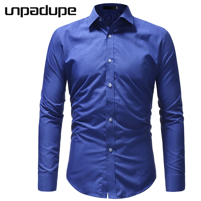 High Quality 2018 Brand Men Shirt Pattern Printing Dress Shirts Long Sleeve Slim Fit Camisa Masculina Casual Male Chemise Shirt
High Quality 2018 Brand Men Shirt Pattern Printing Dress Shirts Long Sleeve Slim Fit Camisa Masculina Casual Male Chemise Shirt
