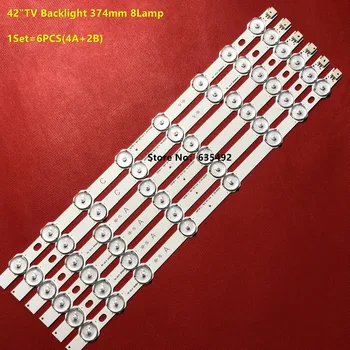 6pcs 374mm 8 LED Backlight Lamp strip For Hitachi 42" TV Innotek 42FHD-L NDV REV0.2 42HXT12U VES420UNDL-N01 42HXT12U LED42F7275
6pcs 374mm 8 LED Backlight Lamp strip For Hitachi 42" TV Innotek 42FHD-L NDV REV0.2 42HXT12U VES420UNDL-N01 42HXT12U LED42F7275