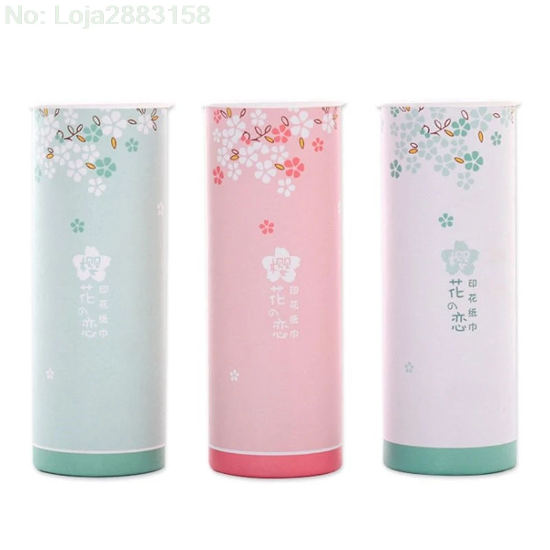 40 Times 3 Ply Disposable Facial Tissues Nordic Style Colored Cheery Blossom Travel Portable Cylinder Box For Office Car Home
40 Times 3 Ply Disposable Facial Tissues Nordic Style Colored Cheery Blossom Travel Portable Cylinder Box For Office Car Home
