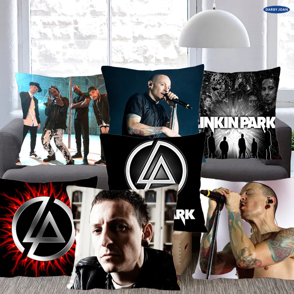 Outdoor/Indoor Pillow Case Simple and High End Throw Pillow Case Black and White Linkin Park Black And White Poster Cushion Cove
Outdoor/Indoor Pillow Case Simple and High End Throw Pillow Case Black and White Linkin Park Black And White Poster Cushion Cove