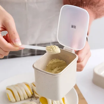 Storage Boxes Salt Spice Rack Set Healthy Kitchen Seasoning Cans Wheat Straw Spice Jar Household Food Pepper Container
Storage Boxes Salt Spice Rack Set Healthy Kitchen Seasoning Cans Wheat Straw Spice Jar Household Food Pepper Container