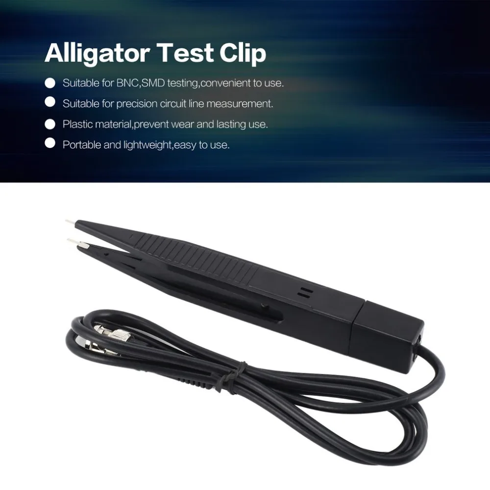 Lodestar LA06006 SMD Table Pen Test Leads Clip Double RF Coaxial Cable Line with BNC Head Alligator Clip Measuring Tester
Lodestar LA06006 SMD Table Pen Test Leads Clip Double RF Coaxial Cable Line with BNC Head Alligator Clip Measuring Tester