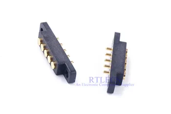 5 pcs Flat Surface Pad Connector Target for Pogo Pin 5 Pin 2.54 mm Pitch Through Holes PCB Flange Panel Mount Single Row Strip
5 pcs Flat Surface Pad Connector Target for Pogo Pin 5 Pin 2.54 mm Pitch Through Holes PCB Flange Panel Mount Single Row Strip