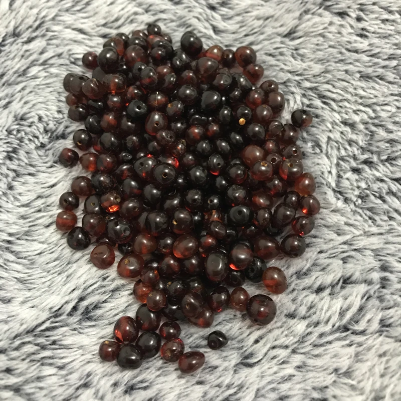 amber beads (10)