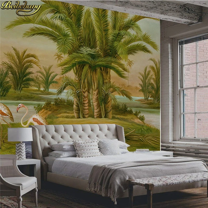 beibehang Custom photo wallpaper european retro hand-painted tropical plant cafe restaurant theme KTV background murals
beibehang Custom photo wallpaper european retro hand-painted tropical plant cafe restaurant theme KTV background murals