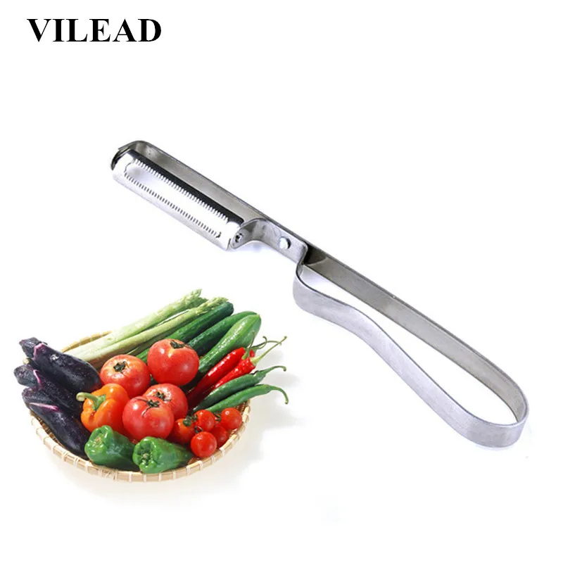 VILEAD Brief Stainless Steel Peeler Fruit And Vegetable Peeler Multi Functional Kitchen Gadget Creative Home Kitchen Tools
VILEAD Brief Stainless Steel Peeler Fruit And Vegetable Peeler Multi Functional Kitchen Gadget Creative Home Kitchen Tools