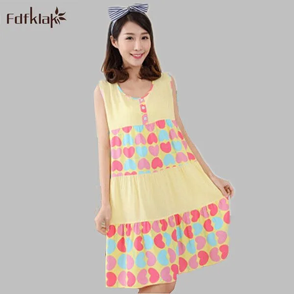 Lovely Nightgown Cotton Summer Nightshirts Women Cartoon Print Nightgowns Plus Size Women's Sleepwear Night Dress Sleepshirts
Lovely Nightgown Cotton Summer Nightshirts Women Cartoon Print Nightgowns Plus Size Women's Sleepwear Night Dress Sleepshirts