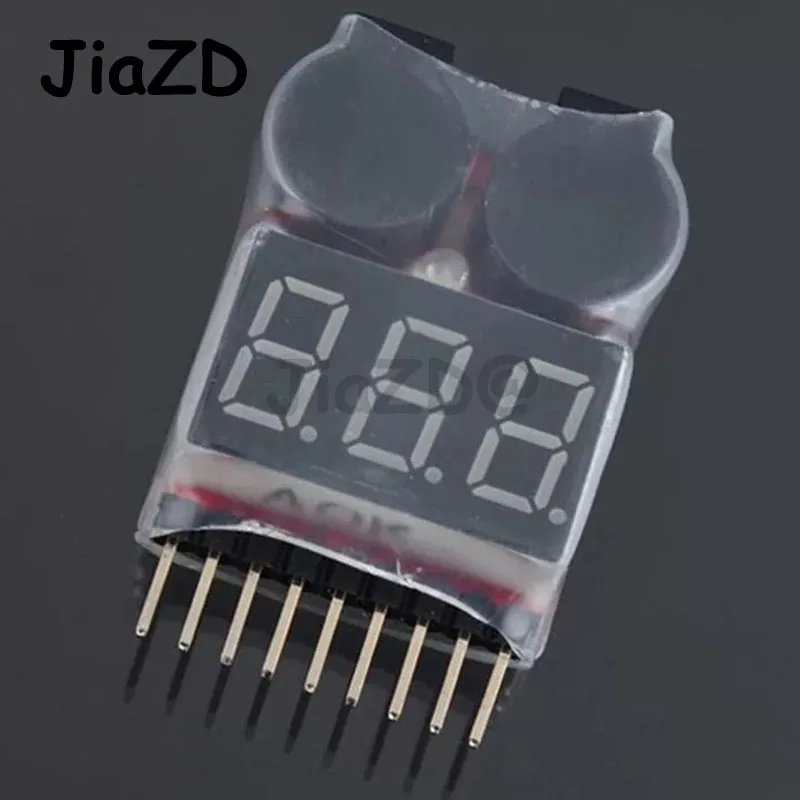 2pcs 2 in 1 Battery Voltage Tester High Quality 1S-8S Lipo Battery LED Tester Low Voltage Alarm Buzzer Checker RC Accessory S89
2pcs 2 in 1 Battery Voltage Tester High Quality 1S-8S Lipo Battery LED Tester Low Voltage Alarm Buzzer Checker RC Accessory S89