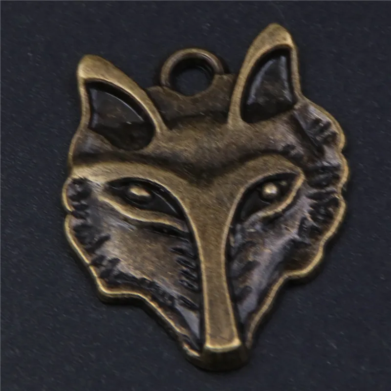 10pcs Antique Bronze Color Wolf Head Charm Pendants Metal Bracelet Necklace Jewelry Findings A362
10pcs Antique Bronze Color Wolf Head Charm Pendants Metal Bracelet Necklace Jewelry Findings A362
