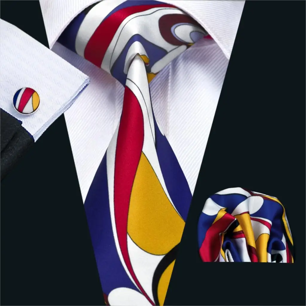 FA-1230 Barry.Wang Fashion Print Ties For Men High Quality Brand Design Necktie Handkerchief Cufflinks Set For Wedding Party
FA-1230 Barry.Wang Fashion Print Ties For Men High Quality Brand Design Necktie Handkerchief Cufflinks Set For Wedding Party