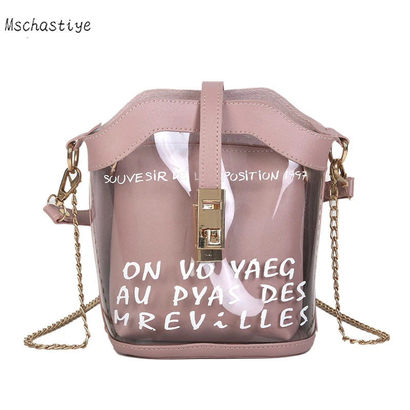 2018 Fashion Women Bucket Bag Mini Small Shoulder Bag Clear Transparent Chains Girls Cute Composite Bag Female Handbags Girl Bag
2018 Fashion Women Bucket Bag Mini Small Shoulder Bag Clear Transparent Chains Girls Cute Composite Bag Female Handbags Girl Bag