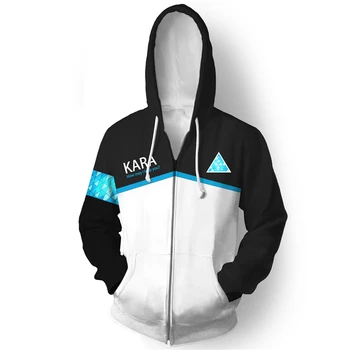 New Game Detroit: Become a Human Role-Playing 3D Printed Print Costume Detroit Become Human Men's Hooded Multi-Color Hoodie
New Game Detroit: Become a Human Role-Playing 3D Printed Print Costume Detroit Become Human Men's Hooded Multi-Color Hoodie