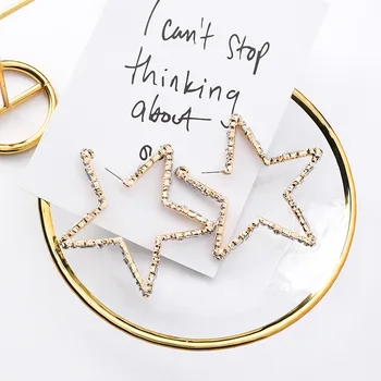 12pairs/lot pentagram big stars earring exaggerated cross border female temperament earring
12pairs/lot pentagram big stars earring exaggerated cross border female temperament earring
