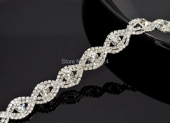 Free Shipping 1 Yard 15mm Width Bling Bling Glass Chain Bridal Rhinestone Trim Chain for Wedding Dress
Free Shipping 1 Yard 15mm Width Bling Bling Glass Chain Bridal Rhinestone Trim Chain for Wedding Dress