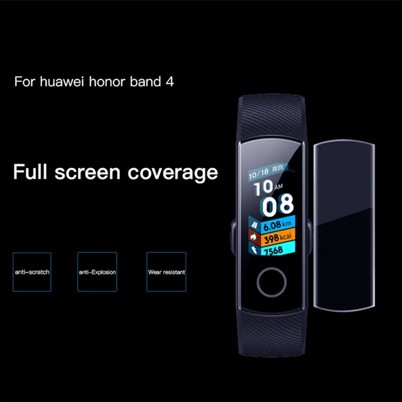 Anti-shock Soft TPU Clear Protective Film For Huawei Honor Band 3 Band4 Running Sport Wristband Full Screen Protector Cover
Anti-shock Soft TPU Clear Protective Film For Huawei Honor Band 3 Band4 Running Sport Wristband Full Screen Protector Cover