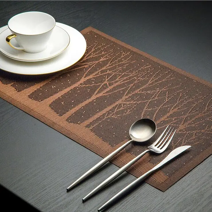 Fyjafon 2/4/6pieces PVC Table Mat Kitchen Table Mats Set Europe Heat Protection Placemats Washable Table Mats For Dining Table
Fyjafon 2/4/6pieces PVC Table Mat Kitchen Table Mats Set Europe Heat Protection Placemats Washable Table Mats For Dining Table