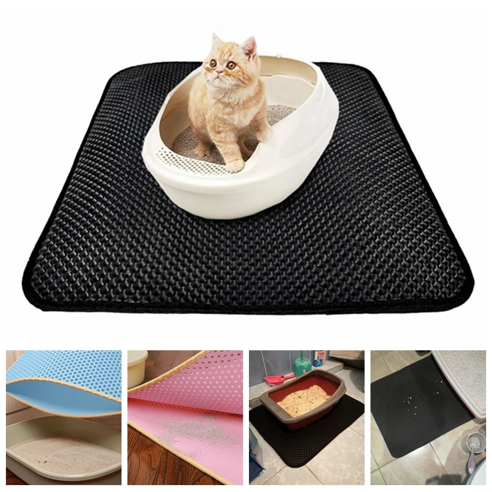 Folding Double Side Waterproof Cat Mat Kitten Litter Pad Trash Trapper Mats Non Slip EVA Protect Floor Feeding Mats Beds
Folding Double Side Waterproof Cat Mat Kitten Litter Pad Trash Trapper Mats Non Slip EVA Protect Floor Feeding Mats Beds