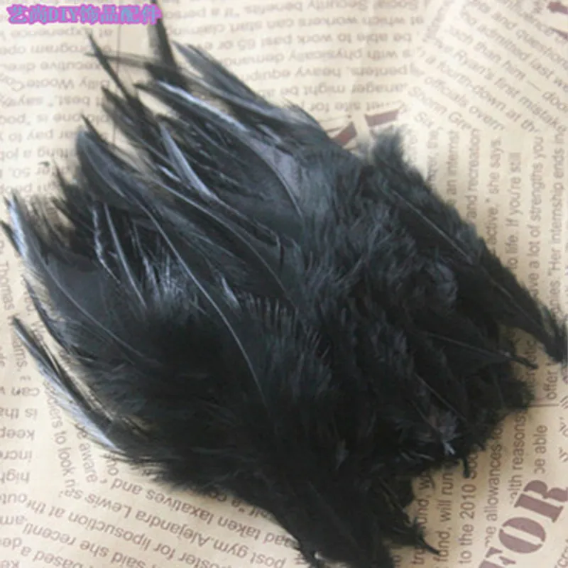 Hot sales wholesale 50pcs pretty 4-6 inches / 10-15cm black Pheasant neck feathers DIY clothing hat decoration
Hot sales wholesale 50pcs pretty 4-6 inches / 10-15cm black Pheasant neck feathers DIY clothing hat decoration