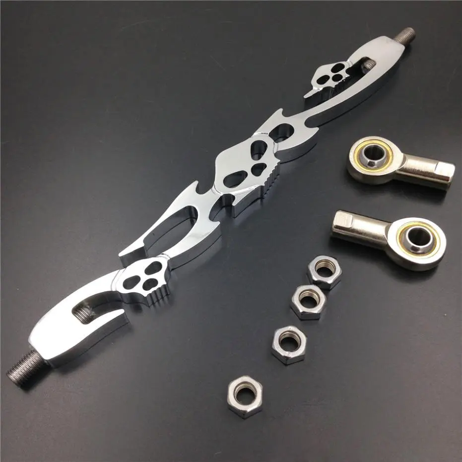 

Motorcycle Skull Design Gear Shift Linkage fit For Harley Softail FXDWG Dyna Wide Glide Touring FLHR FLHT Dressers Aluminum