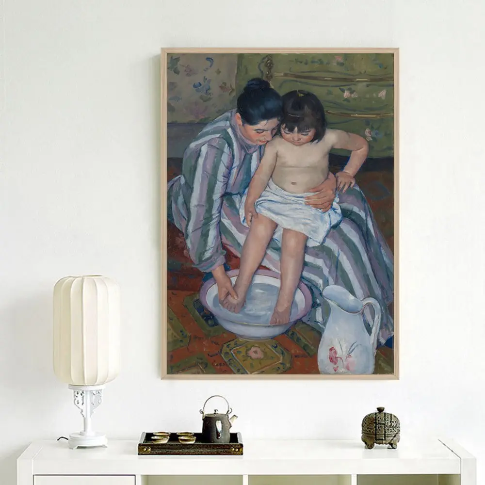 Vintage Home Decor Mary Stevenson Cassatt Canvas Painting Reproduction "The Child'S Bath" Canvas Painting Bedroom Drop Shipping
Vintage Home Decor Mary Stevenson Cassatt Canvas Painting Reproduction "The Child'S Bath" Canvas Painting Bedroom Drop Shipping