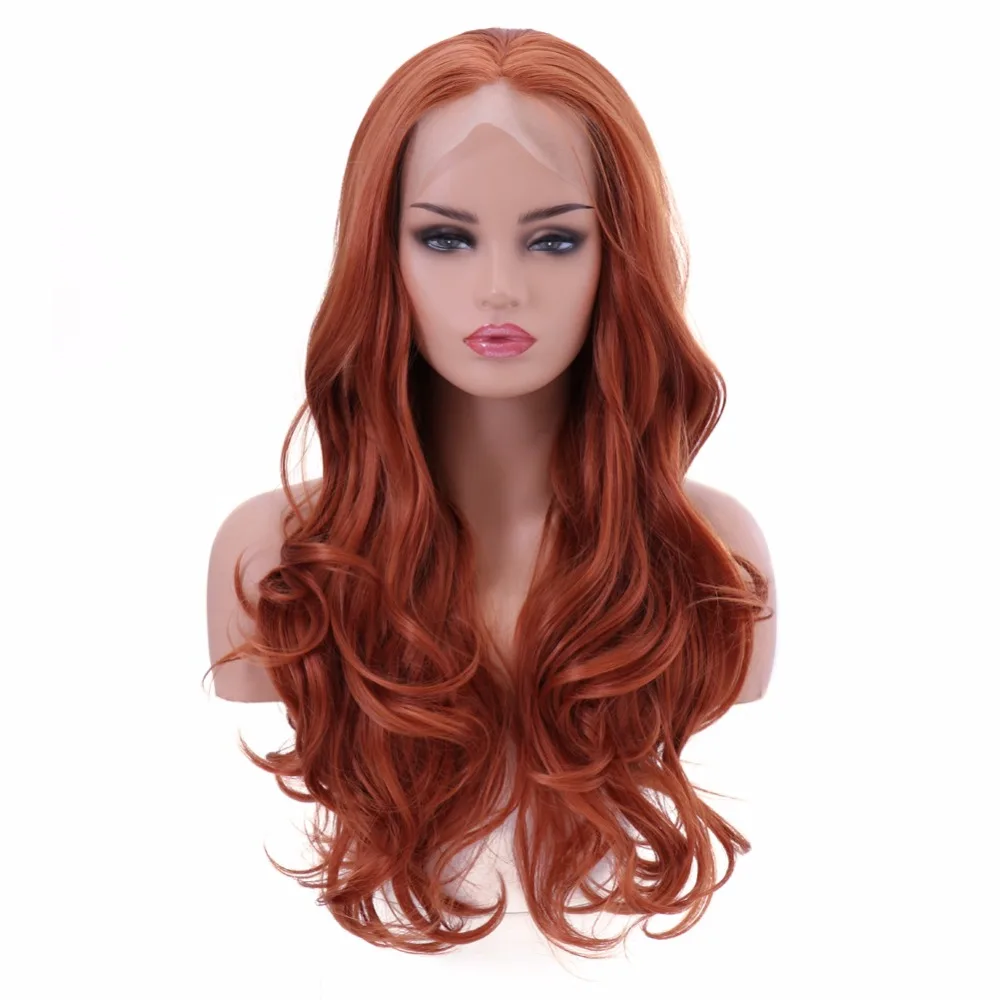 BESTUNG Fox Red Long Natural Wavy Lace Front Wigs Synthetic Free Part Hair Wig for Women Cosplay
BESTUNG Fox Red Long Natural Wavy Lace Front Wigs Synthetic Free Part Hair Wig for Women Cosplay