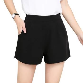 Women's chiffon loose high waist pocket wide leg shorts thin section zipper boots large size was thin a word suit culottes
Women's chiffon loose high waist pocket wide leg shorts thin section zipper boots large size was thin a word suit culottes