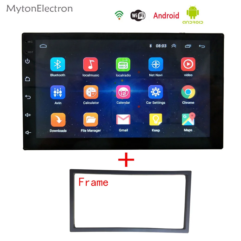Android Car Radio Audio Stereo 2din FM 1024*600 gps navigation Bluetooth Intelligent Dynamic Trajectory wireless Parking camera
Android Car Radio Audio Stereo 2din FM 1024*600 gps navigation Bluetooth Intelligent Dynamic Trajectory wireless Parking camera