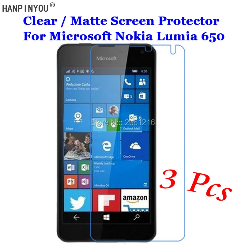3 Pcs/Lot For Microsoft Lumia 650 5.0" New HD Clear / Anti-Glare Matte Front Screen Protector Touch Film Protection Skin
3 Pcs/Lot For Microsoft Lumia 650 5.0" New HD Clear / Anti-Glare Matte Front Screen Protector Touch Film Protection Skin