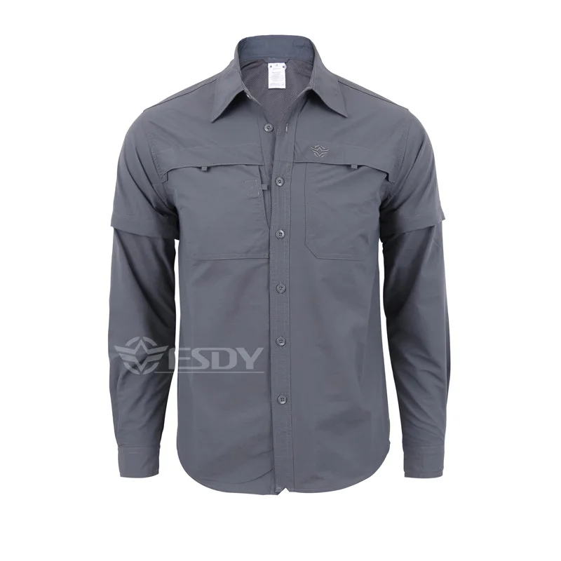 Men outdoor sports quick-drying sleeve detachable short long-sleeved shirt breathable clothes leisure anti-Uv protection shirts
Men outdoor sports quick-drying sleeve detachable short long-sleeved shirt breathable clothes leisure anti-Uv protection shirts