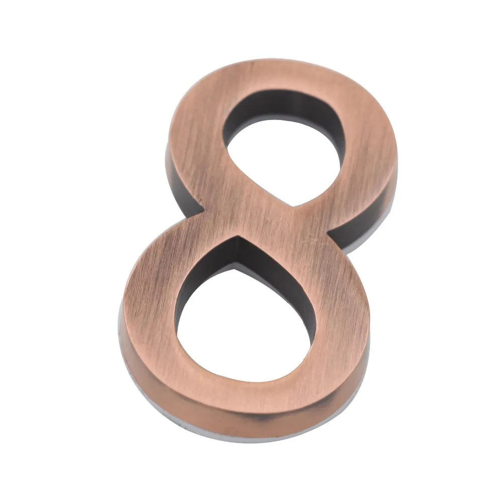 1pc Door Plate 8# Alloy Red Copper Color 50mmx30mm Self Adhesive Sticker Hotel Apartment Gate Room Digital Door House Number 
1pc Door Plate 8# Alloy Red Copper Color 50mmx30mm Self Adhesive Sticker Hotel Apartment Gate Room Digital Door House Number