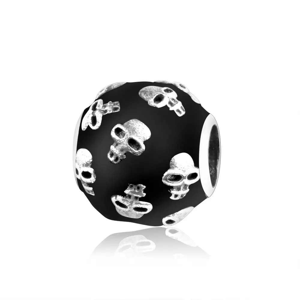 Fit Original Pandora Charm Bracelet Pure Guarantee 925 Sterling Silver Oxidized Style Big Hole Skull Beads European DIY Jewelry
Fit Original Pandora Charm Bracelet Pure Guarantee 925 Sterling Silver Oxidized Style Big Hole Skull Beads European DIY Jewelry
