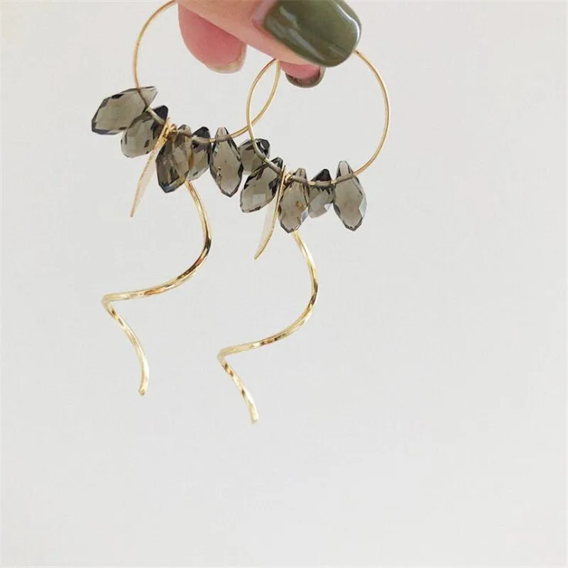 Bohemia Style Greece Dress Golden Round Crystal Drop Earrings For Women Unique Long Tassel Design Fashion Party Earring Hot Sale
Bohemia Style Greece Dress Golden Round Crystal Drop Earrings For Women Unique Long Tassel Design Fashion Party Earring Hot Sale