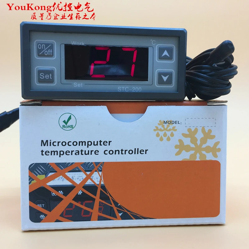 STC-200+ temperature controller for refrigeration or freezer with alarm function thermostat
STC-200+ temperature controller for refrigeration or freezer with alarm function thermostat