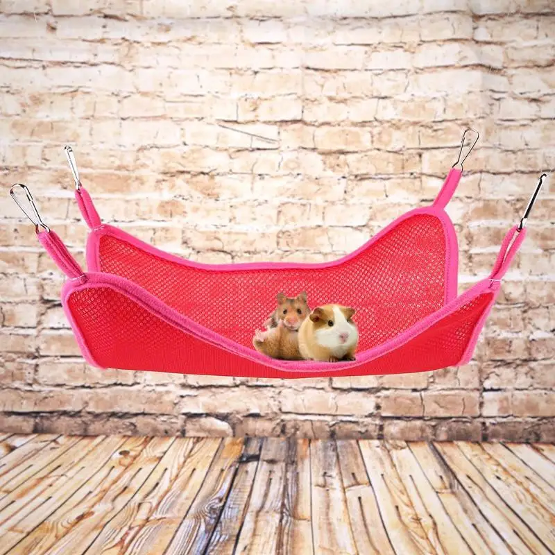 Summer Pet Hammock for Hamster Parrot Breathable Swing Mat Cage Accessories Pet Cat Ferrets Bird Hanging Bed House
Summer Pet Hammock for Hamster Parrot Breathable Swing Mat Cage Accessories Pet Cat Ferrets Bird Hanging Bed House