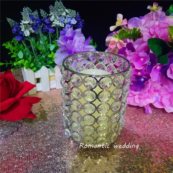 10pcs/lot High Quality Silver Metal Crystal Candle Holder Bucket Shape Candle Rack for Wedding Event Party -5.5'' inch tall
10pcs/lot High Quality Silver Metal Crystal Candle Holder Bucket Shape Candle Rack for Wedding Event Party -5.5'' inch tall