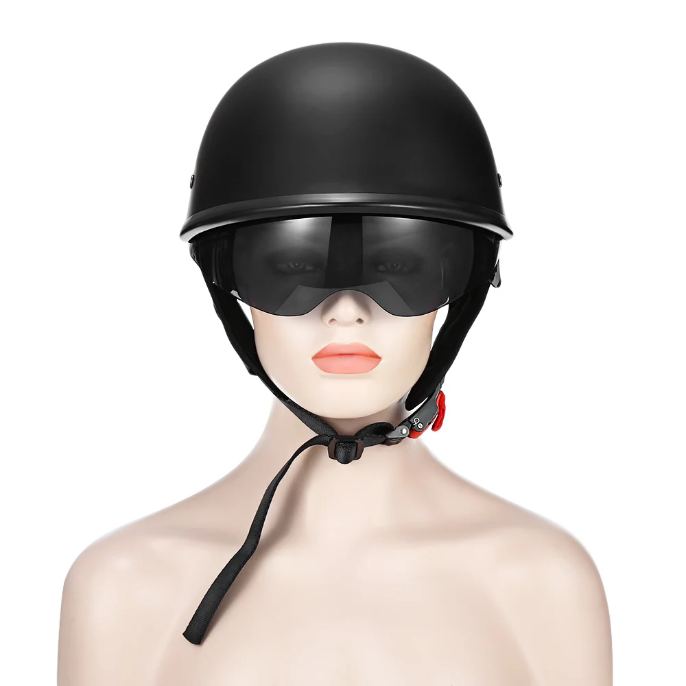 Unisex Motorcycle Half Helmet with Built-in Lens/ABS Plastic/ DOT/Vintage Style Helmet Cascos Para Motor Off Road Motorcross
Unisex Motorcycle Half Helmet with Built-in Lens/ABS Plastic/ DOT/Vintage Style Helmet Cascos Para Motor Off Road Motorcross