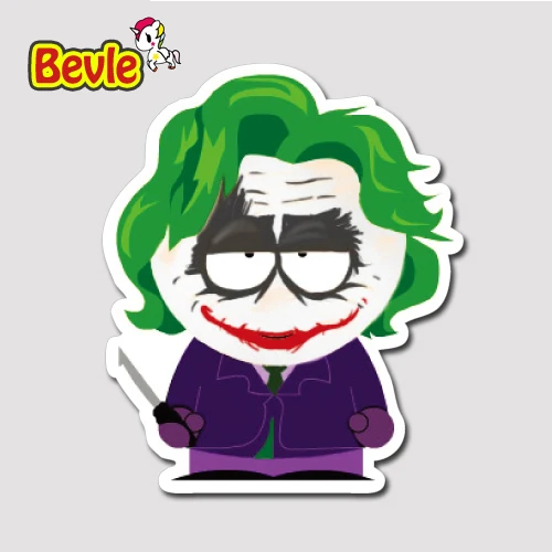 Bevle 1295 Batman Clown Joker Q Style 3M Sticker Waterproof Laptop Luggage Fridge Skateboard Car Graffiti Cartoon Tide Sticker
Bevle 1295 Batman Clown Joker Q Style 3M Sticker Waterproof Laptop Luggage Fridge Skateboard Car Graffiti Cartoon Tide Sticker