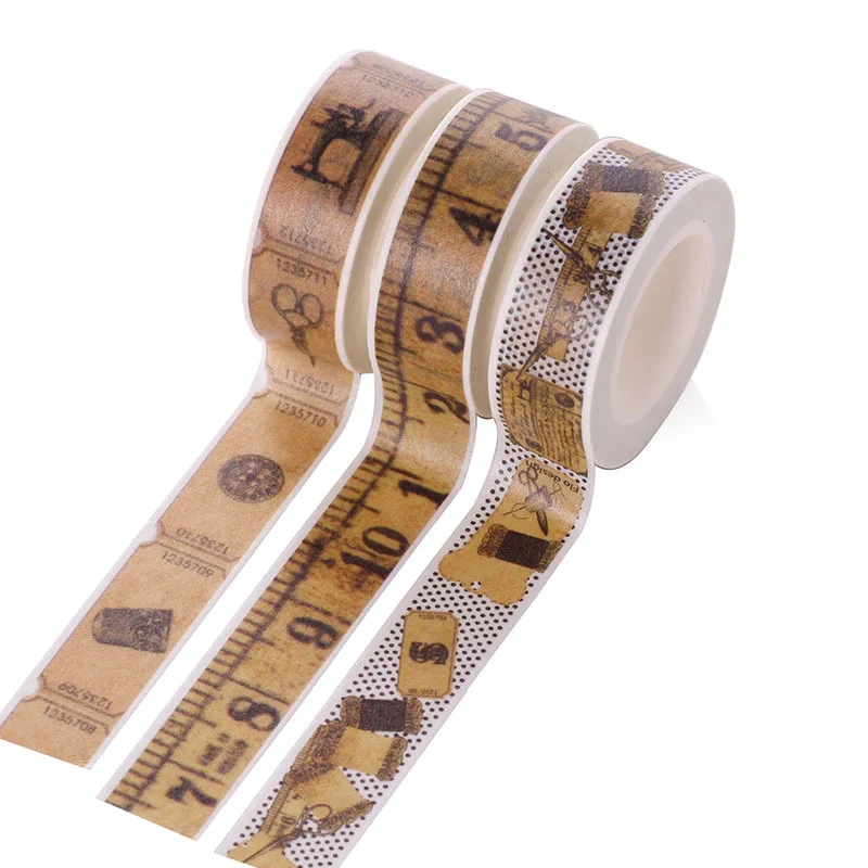 Retro ruler patterns Decorative Washi Tape DIY Scrapbooking Masking Tape School Office Supply
Retro ruler patterns Decorative Washi Tape DIY Scrapbooking Masking Tape School Office Supply
