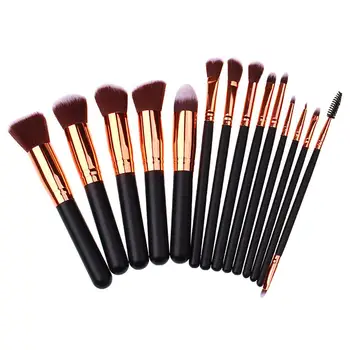 New 14Pcs Professional Foundation Blusher Eyeshadow Women Beauty Makeup Brushes Set
New 14Pcs Professional Foundation Blusher Eyeshadow Women Beauty Makeup Brushes Set