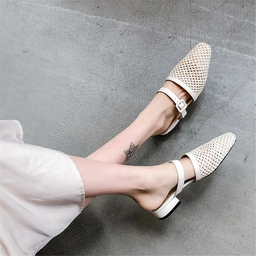 LAPOLAKA 2019 Large Szie 33-42 Genuine Leather Weave Ladies Air Mesh Shoes Woman Outside Summer women's Slippers
LAPOLAKA 2019 Large Szie 33-42 Genuine Leather Weave Ladies Air Mesh Shoes Woman Outside Summer women's Slippers