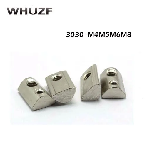 100pcs 3030 Series Thread M4/5/6/8 T Spring t slot nuts Half Round Elasticity Square Nut Aluminum Profile Accessories Slot 8
100pcs 3030 Series Thread M4/5/6/8 T Spring t slot nuts Half Round Elasticity Square Nut Aluminum Profile Accessories Slot 8