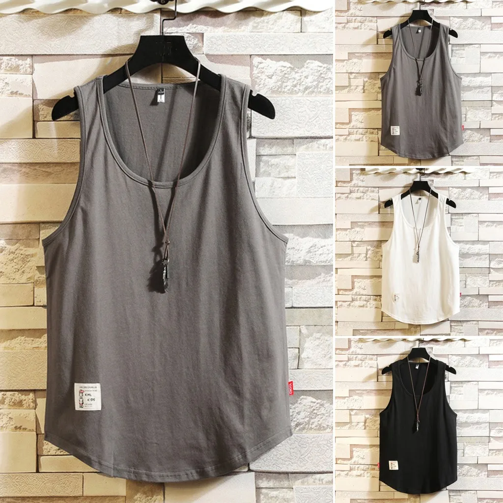 JAYCOSIN Men Tank Top Summer Simple Casual Crops Top Sleeveless Pure Color O-Neck Vest Beach Sport Loose Tank Man May22 P35
JAYCOSIN Men Tank Top Summer Simple Casual Crops Top Sleeveless Pure Color O-Neck Vest Beach Sport Loose Tank Man May22 P35