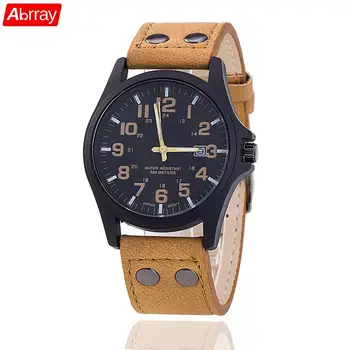 Abrray Calendar Quartz Watch For Men Arabic Numeral Men's Watches Simple Design Students Wristwatch With Soft Band Jewelry Black
Abrray Calendar Quartz Watch For Men Arabic Numeral Men's Watches Simple Design Students Wristwatch With Soft Band Jewelry Black