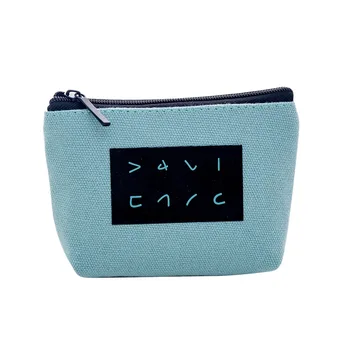 12*9cm Canvas Coin Purse Korean Version of Simple Text, Free Wallet, Creative Lady's Small Purse Zipper Bag
12*9cm Canvas Coin Purse Korean Version of Simple Text, Free Wallet, Creative Lady's Small Purse Zipper Bag